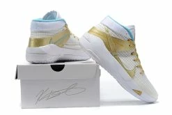 Fit Sporting Goods Nike KD 13 ‘EYBL’ White/Metallic Gold-Light Aqua DA0895-102 -Fit Sporting Goods Sales Nike KD 13 EYBL White Metallic Gold Light Aqua DA0895 102 5