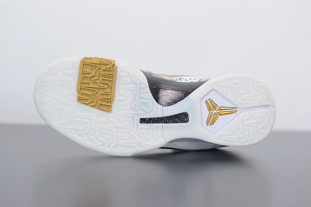 Fit Sporting Goods Nike Kobe 5 Protro “Big Stage” White/Metallic Gold-Black CT8014-100 11 Fit Sporting Goods Nike Kobe 5 Protro “Big Stage” White/Metallic Gold-Black CT8014-100 - Image 9