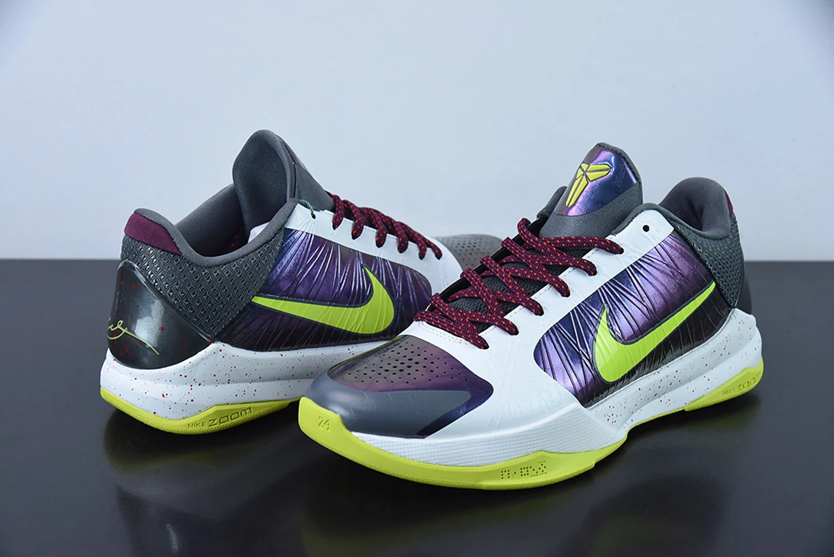 Fit Sporting Goods Nike Kobe 5 Protro “Chaos” Purple/Cyber-White-Black CD4991-100 For Sale 6 Fit Sporting Goods Nike Kobe 5 Protro “Chaos” Purple/Cyber-White-Black CD4991-100 For Sale - Image 5