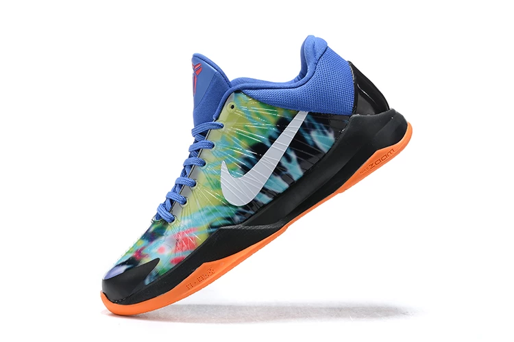 Fit Sporting Goods Nike Kobe 5 Protro ‘EYBL Tie-Dye’ Multi-Color/Black-Orange 4 Fit Sporting Goods Nike Kobe 5 Protro ‘EYBL Tie-Dye’ Multi-Color/Black-Orange - Image 2