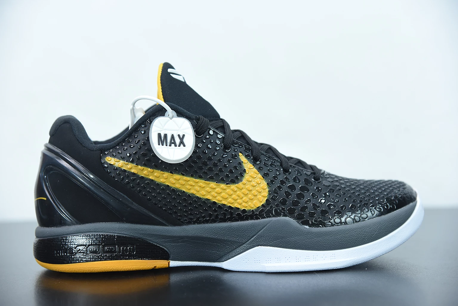 Fit Sporting Goods Nike Kobe 6 Protro “Del Sol” Black/Dark Grey-White-Del Sol CW2190-001 4 Fit Sporting Goods Nike Kobe 6 Protro “Del Sol” Black/Dark Grey-White-Del Sol CW2190-001 - Image 2
