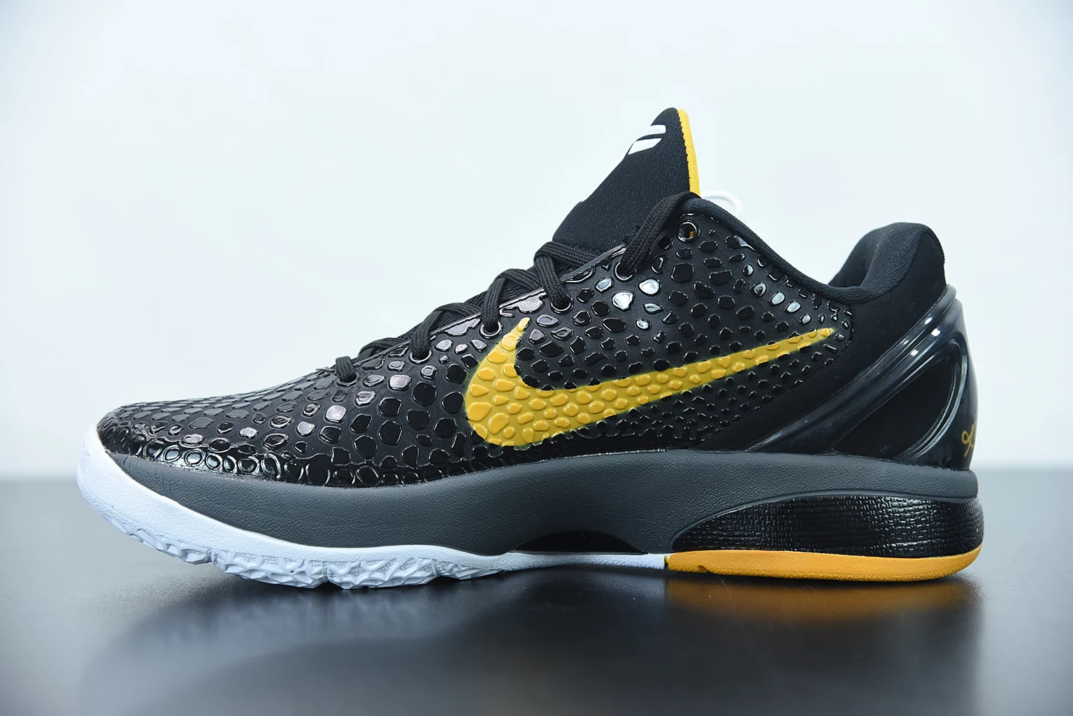 Fit Sporting Goods Nike Kobe 6 Protro “Del Sol” Black/Dark Grey-White-Del Sol CW2190-001 5 Fit Sporting Goods Nike Kobe 6 Protro “Del Sol” Black/Dark Grey-White-Del Sol CW2190-001 - Image 3