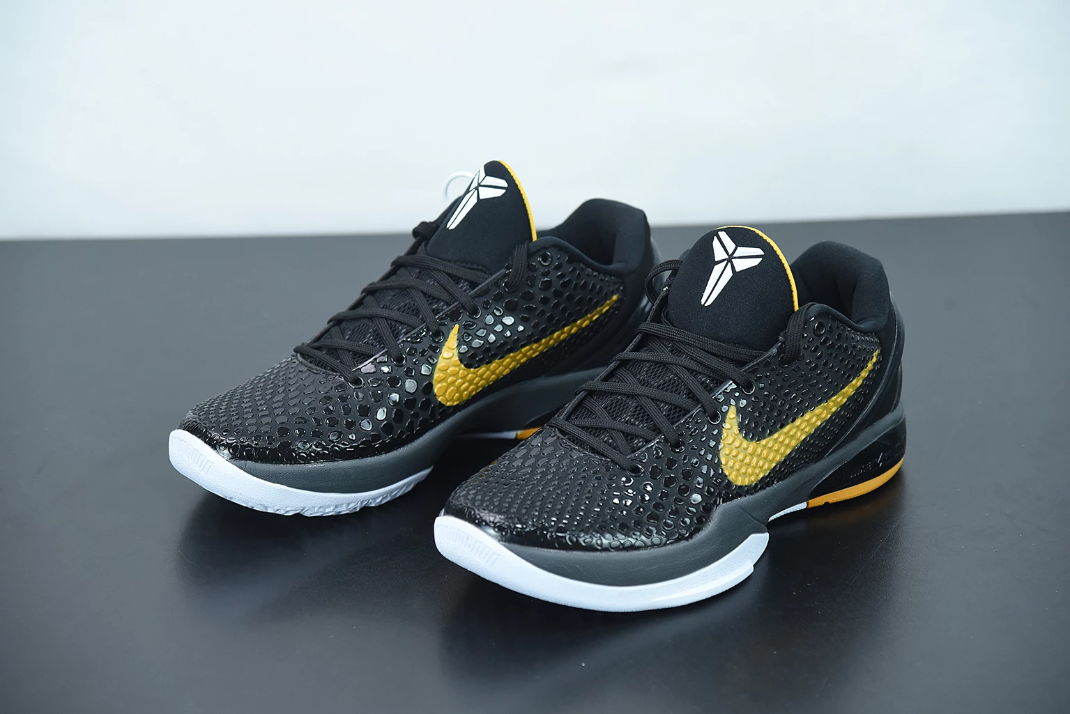Fit Sporting Goods Nike Kobe 6 Protro “Del Sol” Black/Dark Grey-White-Del Sol CW2190-001 7 Fit Sporting Goods Nike Kobe 6 Protro “Del Sol” Black/Dark Grey-White-Del Sol CW2190-001 - Image 5