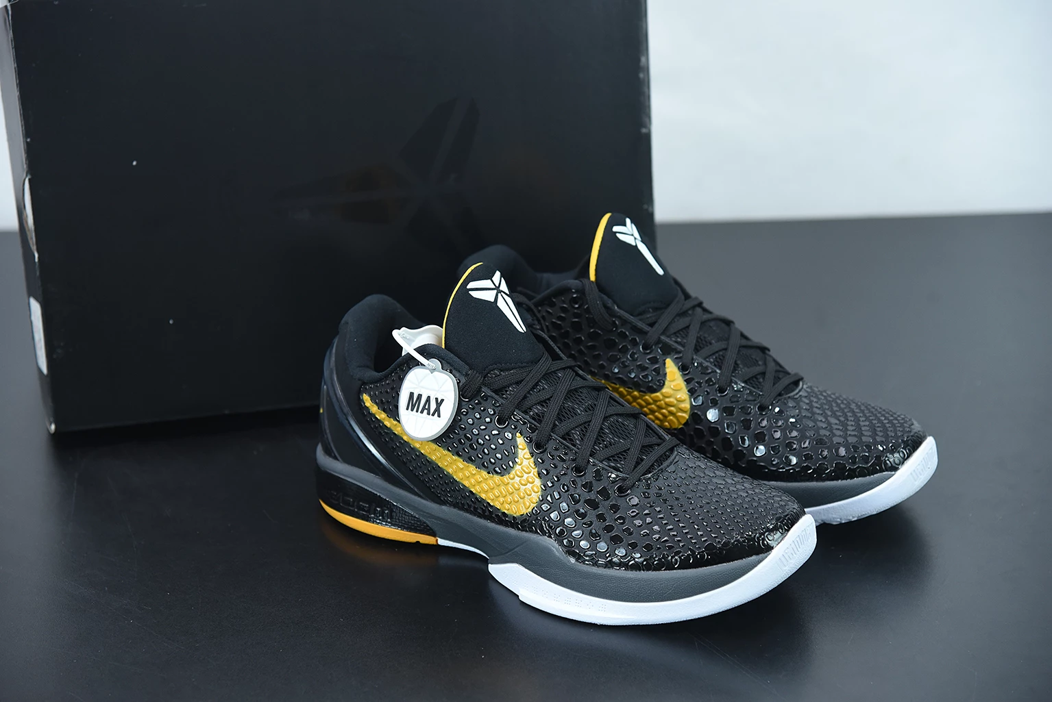Fit Sporting Goods Nike Kobe 6 Protro “Del Sol” Black/Dark Grey-White-Del Sol CW2190-001 3 Fit Sporting Goods Nike Kobe 6 Protro “Del Sol” Black/Dark Grey-White-Del Sol CW2190-001