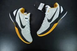 Fit Sporting Goods Nike Kobe 6 Protro “Del Sol” White/Neutral Grey-Del Sol-Black -Fit Sporting Goods Sales Nike Kobe 6 Protro White Neutral Grey Del Sol Black For Sale 3