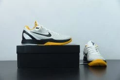 Fit Sporting Goods Nike Kobe 6 Protro “Del Sol” White/Neutral Grey-Del Sol-Black -Fit Sporting Goods Sales Nike Kobe 6 Protro White Neutral Grey Del Sol Black For Sale 9