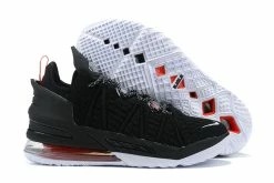 Fit Sporting Goods Nike LeBron 18 Black/University Red-White