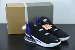 Fit Sporting Goods Nike LeBron 18 “Lakers” Black/Metallic Gold-Court Purple-White CQ9283-004