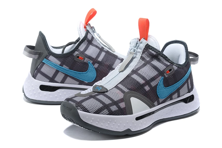 Fit Sporting Goods Nike PG 4 “Plaid” Football Grey/Laser Blue-Light Smoke Grey 7 Fit Sporting Goods Nike PG 4 “Plaid” Football Grey/Laser Blue-Light Smoke Grey - Image 5
