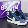 Fit Sporting Goods Nike SB Blazer Mid “Sashiko” Mystic Navy/Sail-Sail-Gum Light Brown -Fit Sporting Goods Sales Nike SB Blazer Mid Sashiko Mystic Navy Sail Sail Gum Light Brown