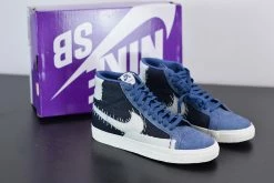 Fit Sporting Goods Nike SB Blazer Mid “Sashiko” Mystic Navy/Sail-Sail-Gum Light Brown