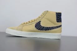 Fit Sporting Goods Nike SB Blazer Mid “Sashiko” Sesame/Mystic Navy-Sail-Gum Light Brown -Fit Sporting Goods Sales Nike SB Blazer Mid Sashiko Sesame Mystic Navy Sail Gum Light Brown 2
