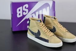 Fit Sporting Goods Nike SB Blazer Mid “Sashiko” Sesame/Mystic Navy-Sail-Gum Light Brown