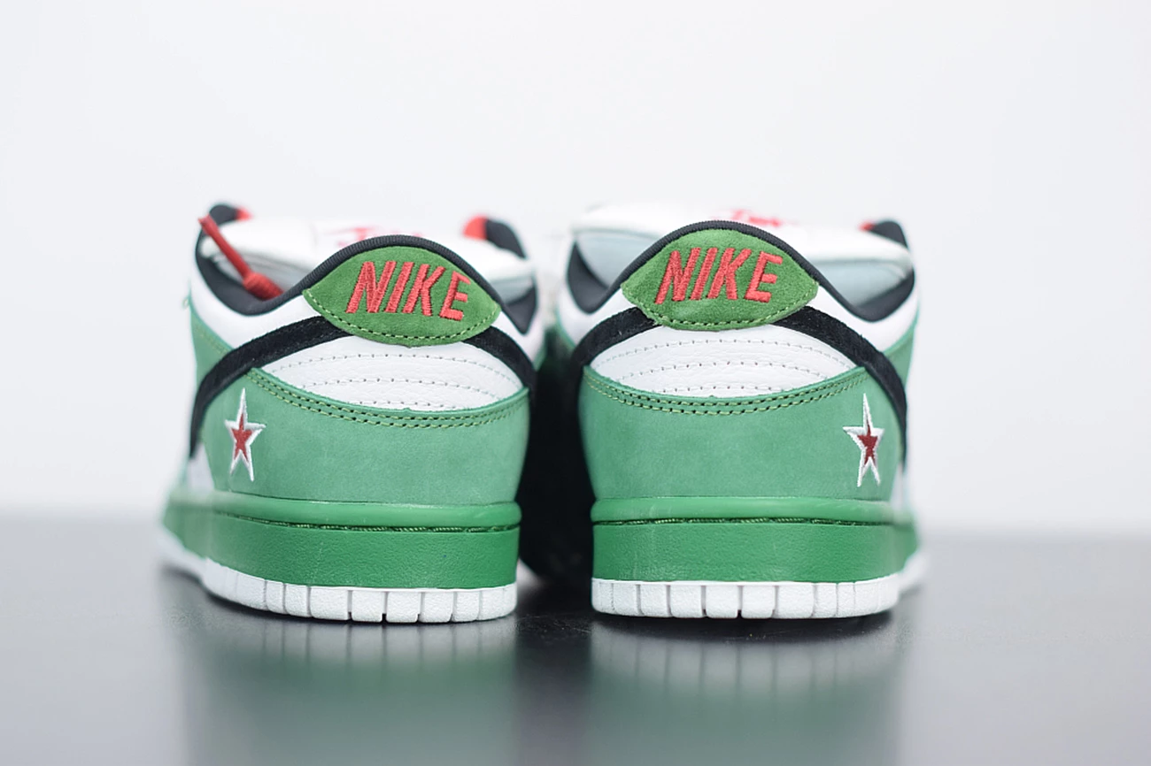 Fit Sporting Goods Nike SB Dunk Low Pro “Heineken” Classic Green/Black-White-Red 8 Fit Sporting Goods Nike SB Dunk Low Pro “Heineken” Classic Green/Black-White-Red - Image 7
