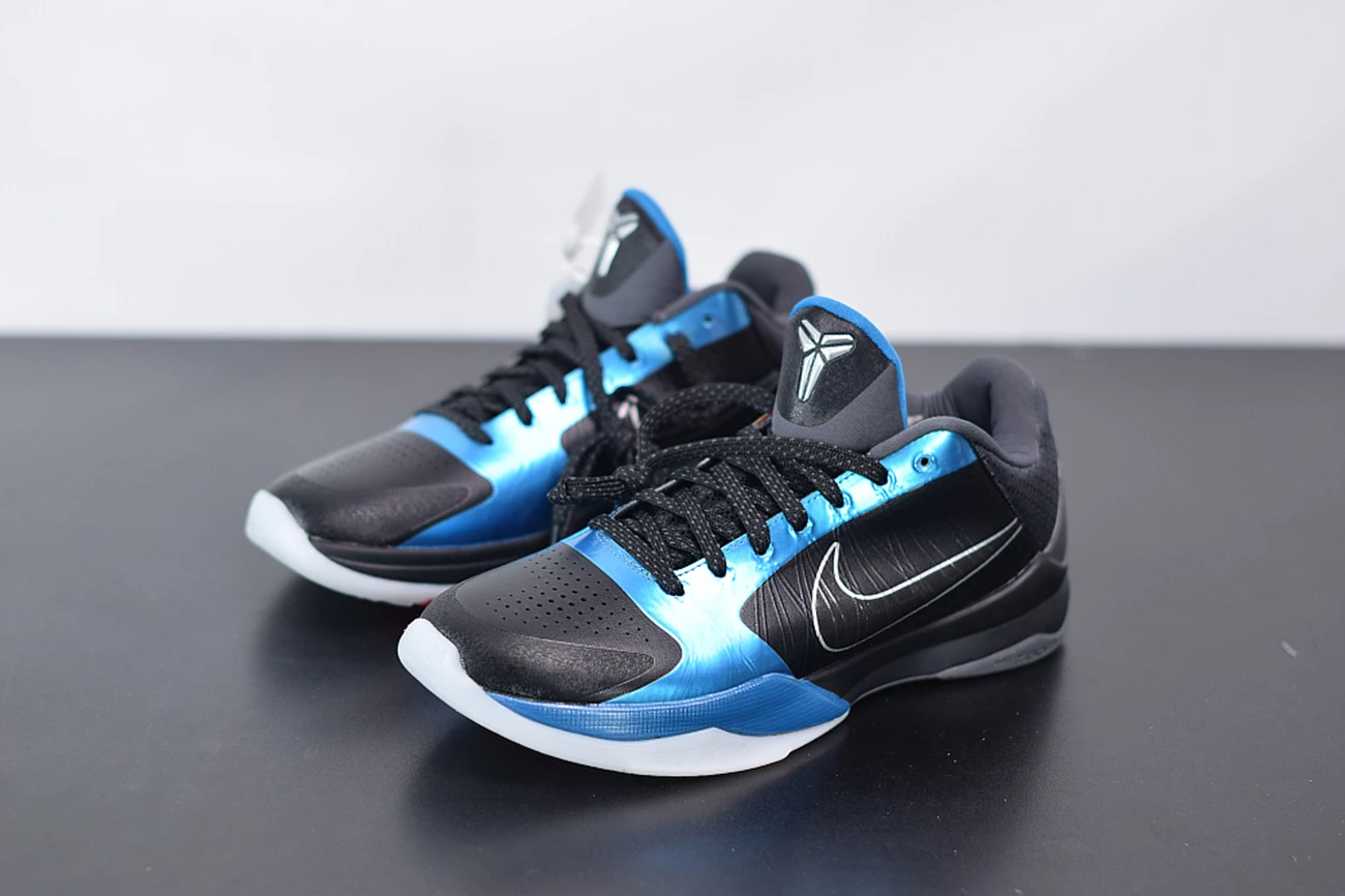 Fit Sporting Goods Nike Zoom Kobe 5 ‘Dark Knight’ Black/Metallic Blue 386429-001 6 Fit Sporting Goods Nike Zoom Kobe 5 ‘Dark Knight’ Black/Metallic Blue 386429-001 - Image 4