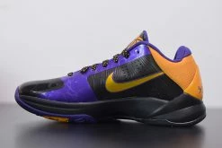 Fit Sporting Goods Nike Zoom Kobe 5 ‘Lakers Away’ Black/De Sol-Varsity Purple 386430-071 12 Fit Sporting Goods Nike Zoom Kobe 5 ‘Lakers Away’ Black/De Sol-Varsity Purple 386430-071 -Fit Sporting Goods Sales Nike Zoom Kobe 5 Lakers Away Black De Sol Varsity Purple 386430 071 2