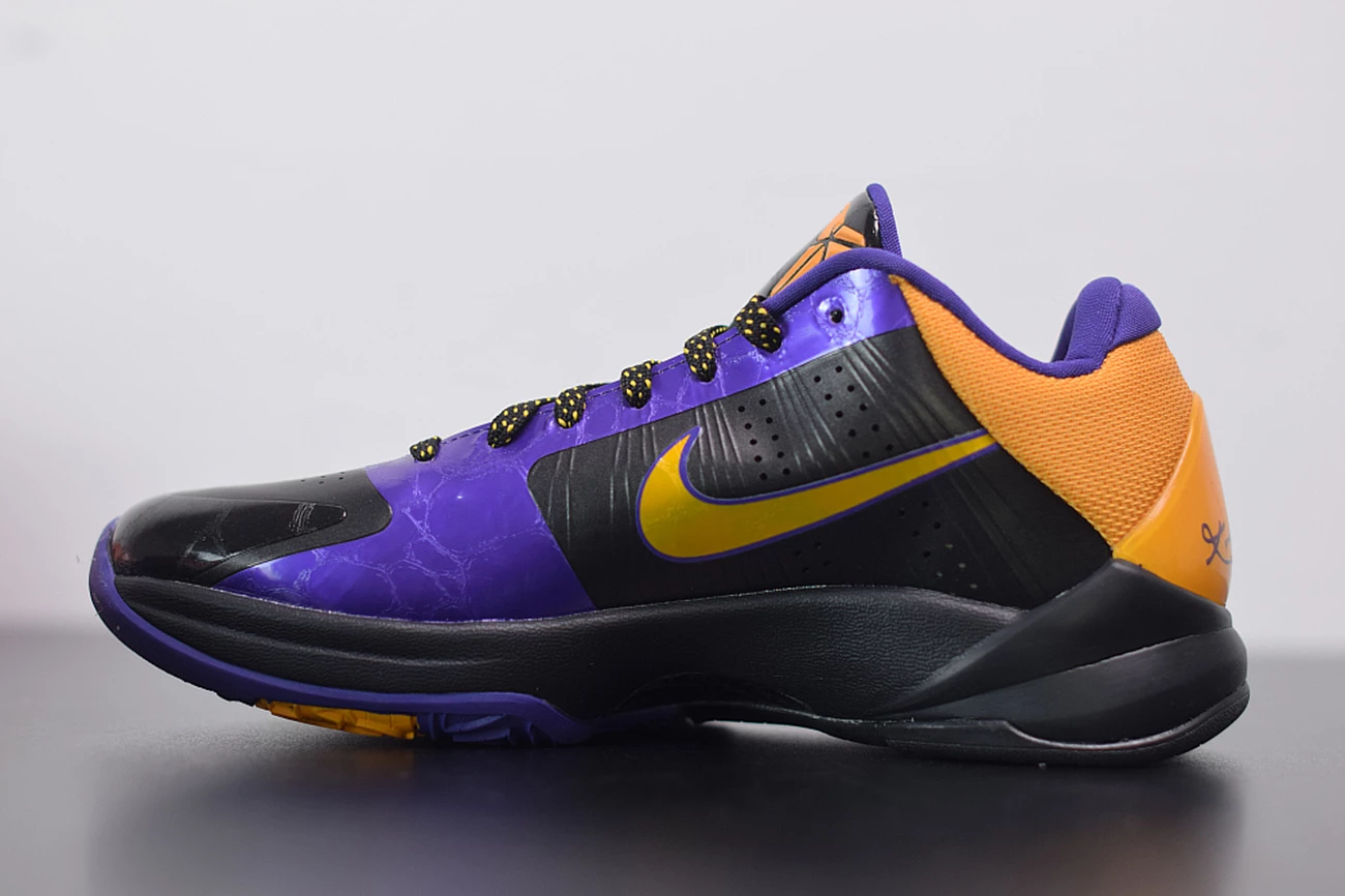 Fit Sporting Goods Nike Zoom Kobe 5 ‘Lakers Away’ Black/De Sol-Varsity Purple 386430-071 5 Fit Sporting Goods Nike Zoom Kobe 5 ‘Lakers Away’ Black/De Sol-Varsity Purple 386430-071 - Image 3