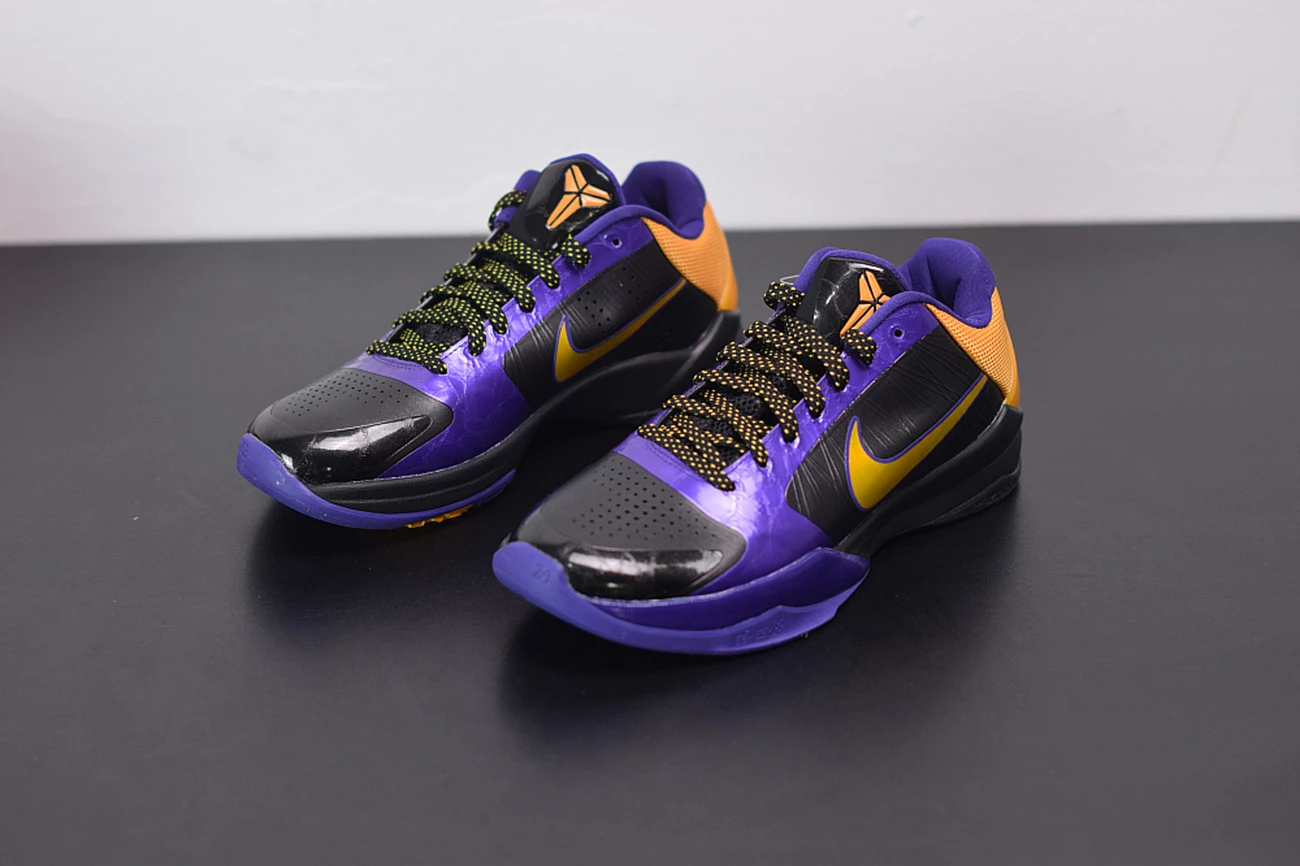 Fit Sporting Goods Nike Zoom Kobe 5 ‘Lakers Away’ Black/De Sol-Varsity Purple 386430-071 6 Fit Sporting Goods Nike Zoom Kobe 5 ‘Lakers Away’ Black/De Sol-Varsity Purple 386430-071 - Image 4