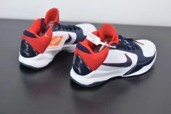 Fit Sporting Goods Nike Zoom Kobe 5 “USA” White/Obsidian-Sport Red 386429-103 -Fit Sporting Goods Sales Nike Zoom Kobe 5 USA White Obsidian Sport Red 386429 103 5