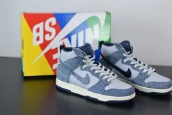 Fit Sporting Goods Notre X Nike Dunk High Pearl White/Blue Void/Grand Purple