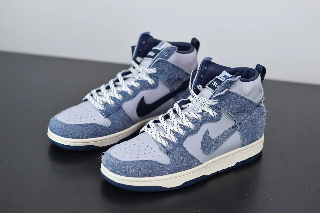 Fit Sporting Goods Notre X Nike Dunk High Pearl White/Blue Void/Grand Purple 6 Fit Sporting Goods Notre X Nike Dunk High Pearl White/Blue Void/Grand Purple - Image 4