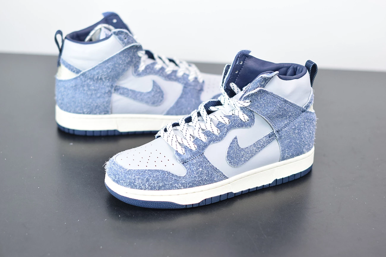 Fit Sporting Goods Notre X Nike Dunk High Pearl White/Blue Void/Grand Purple 7 Fit Sporting Goods Notre X Nike Dunk High Pearl White/Blue Void/Grand Purple - Image 5