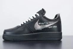 Fit Sporting Goods Off-White X Nike Air Force 1 “MoMA” Black/Metallic Silver -Fit Sporting Goods Sales Off White x Nike Air Force 1 MoMA Black Metallic Silver 2