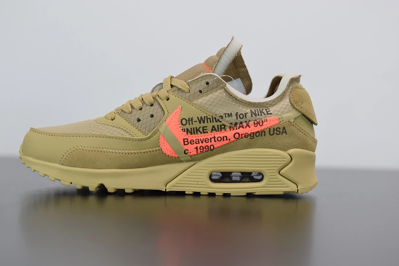 Fit Sporting Goods Off-White X Nike Air Max 90 “Desert Ore” AA7293-200 5 Fit Sporting Goods Off-White X Nike Air Max 90 “Desert Ore” AA7293-200 - Image 3