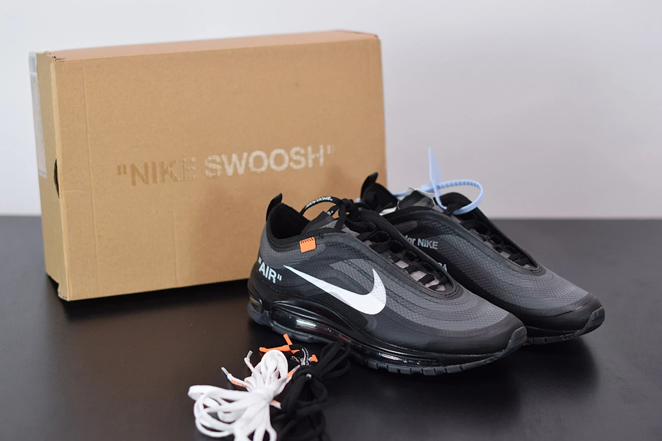 Fit Sporting Goods Off-White X Nike Air Max 97 Black/Cone-Black-White 3 Fit Sporting Goods Off-White X Nike Air Max 97 Black/Cone-Black-White
