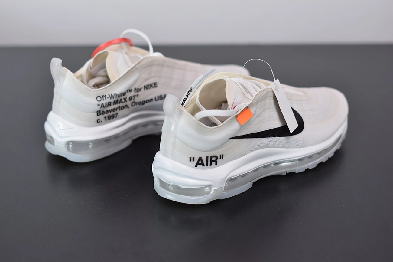 Fit Sporting Goods Off-White X Nike Air Max 97 White 7 Fit Sporting Goods Off-White X Nike Air Max 97 White - Image 5