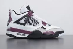 Fit Sporting Goods Sales -Fit Sporting Goods Sales PSG x Air Jordan 4 White Neutral Grey Black Bordeaux CZ5624 100 1