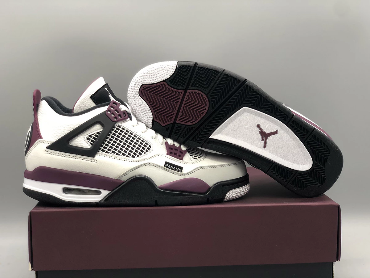 Fit Sporting Goods PSG X Air Jordan 4 White/Neutral Grey/Black/Bordeaux CZ5624-100 13 Fit Sporting Goods PSG X Air Jordan 4 White/Neutral Grey/Black/Bordeaux CZ5624-100 - Image 11