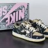 Fit Sporting Goods Travis Scott X Nike SB Dunk Low Black/Parachute Beige-Petra Brown