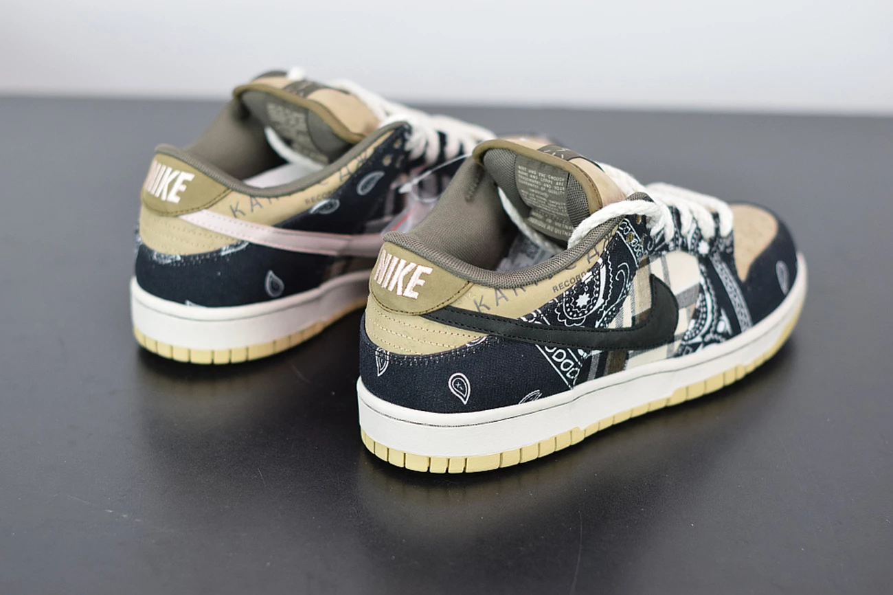 Fit Sporting Goods Travis Scott X Nike SB Dunk Low Black/Parachute Beige-Petra Brown 6 Fit Sporting Goods Travis Scott X Nike SB Dunk Low Black/Parachute Beige-Petra Brown - Image 4
