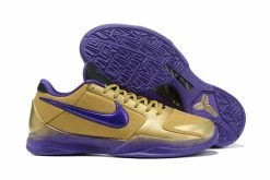 Fit Sporting Goods Sales 28 Fit Sporting Goods Undefeated X Nike Kobe 5 Protro “Hall Of Fame” Metallic Gold/Field Purple