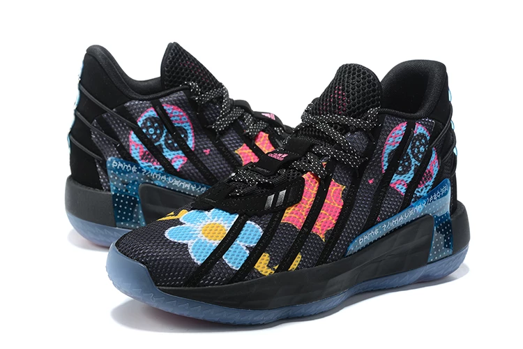Fit Sporting Goods Adidas Dame 7 Core Black/Semi Solar Pink/Bold Gold 5 Fit Sporting Goods Adidas Dame 7 Core Black/Semi Solar Pink/Bold Gold - Image 3
