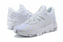 Fit Sporting Goods Adidas Dame 7 “I Am My Own Fan” Cloud White/Silver Metallic -Fit Sporting Goods Sales adidas Dame 7 I Am My Own Fan Cloud White Silver Metallic 4